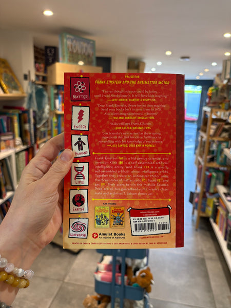 Frank Einstein and the Antimatter Motor