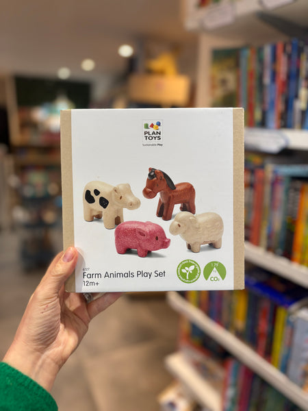 Plan Toys Farm Animals Play Set