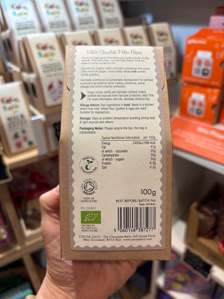 Cocoa Loco White Chocolate Polar Bears