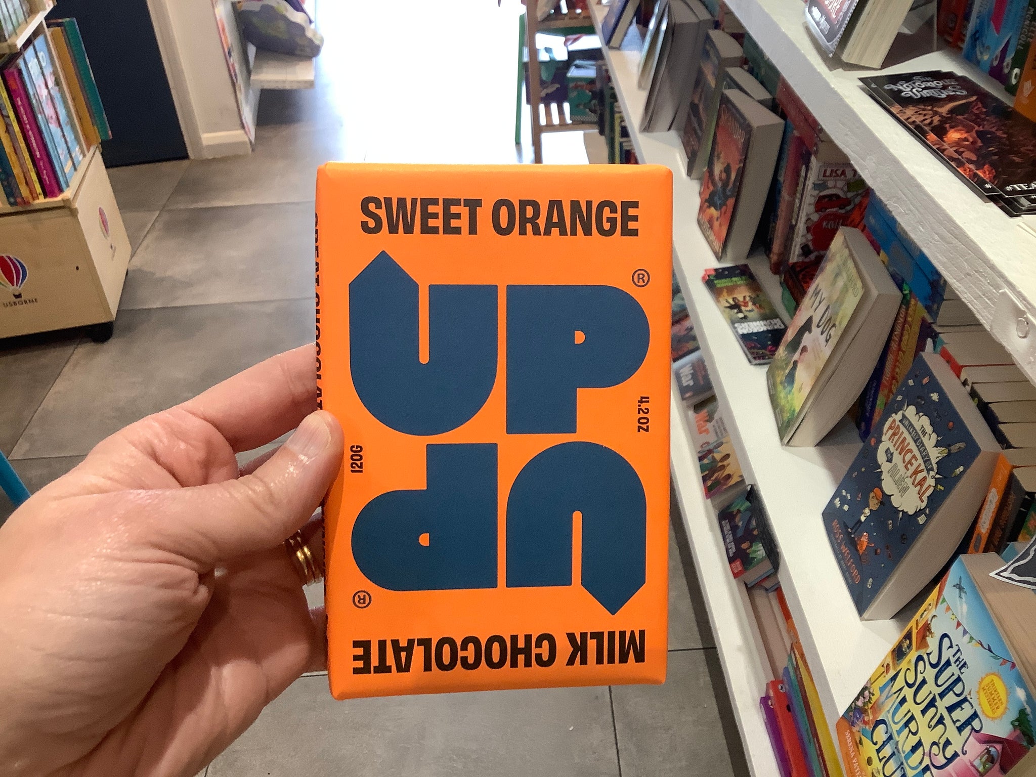Up Up Milk Chocolate Sweet Orange