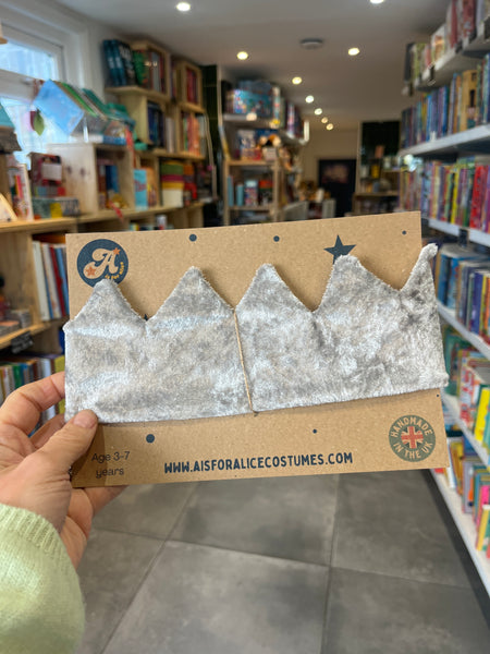 A is for Alice Silver Velvet Crown