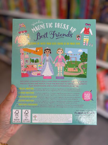 Wooden Magnetic Dress Up - Best Friends