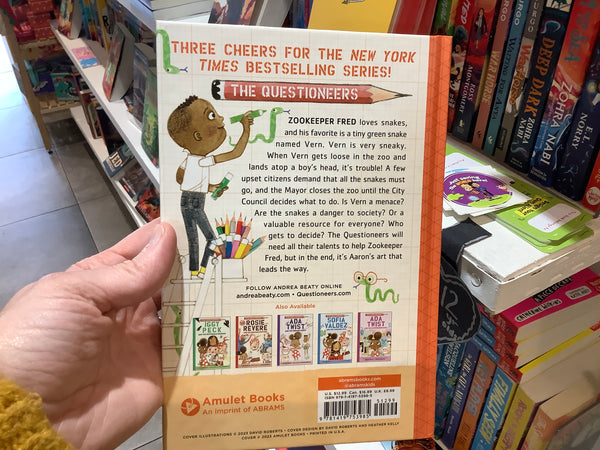 The Questioneers Aaron Slater and the Sneaky Snake HB