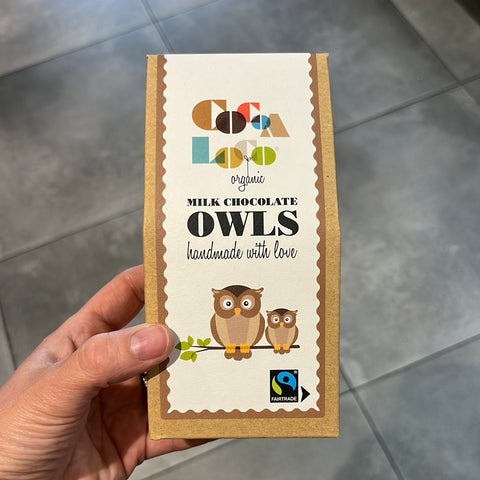 Cocoa Loco Milk Chocolate Owls