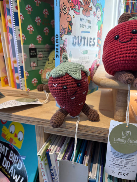 Best Years Crochet Strawberry Rattle