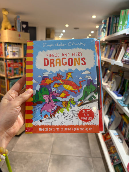 Magic Water Colouring- Fierce and Fiery Dragons