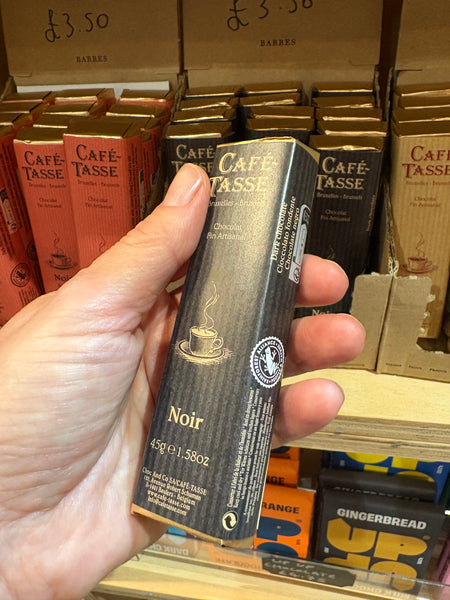 Café-Tasse Noir Fourré Caramel Salé