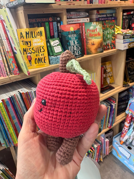 Best Years Crochet Apple Baby Rattle
