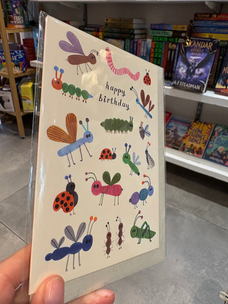 Happy Birthday Bugs Card - Daria Solak