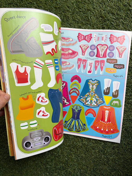 Sticker Dolly Dressing Dancers