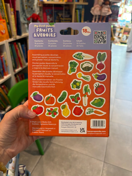 Banana Panda Fruits & Veggies Jigsaw Puzzle