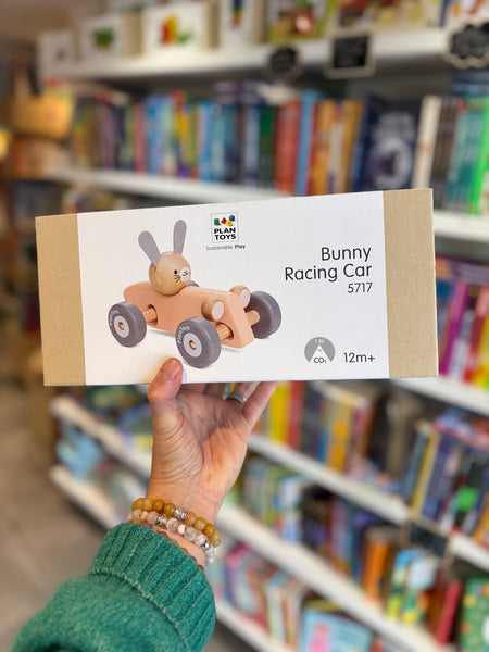 Plan Toys Bunny Wooden Racing Car