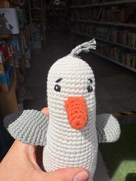 Best Years Crochet Seagull Rattle