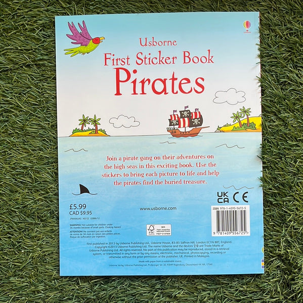 Usborne First Sticker Book Pirates