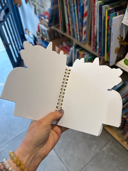 Shaped Notebook - Unicorn