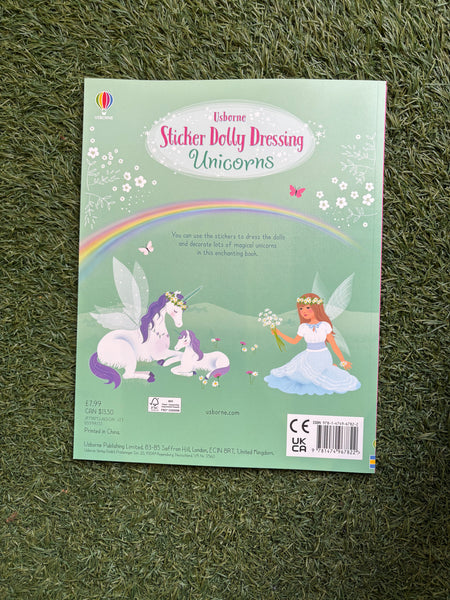 Sticker Dolly Dressing Unicorns