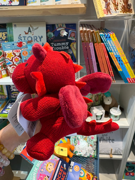 Best Years Knitted Red Dragon Rattle