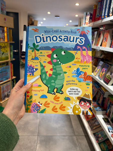 Wipe-Clean Activity Book Dinosaurs