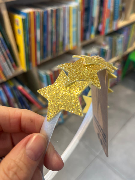 A is for Alice Gold Star Headband