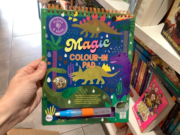 Magic watercolour in pad- Dinosaurs