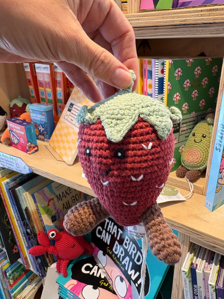Best Years Crochet Strawberry Rattle