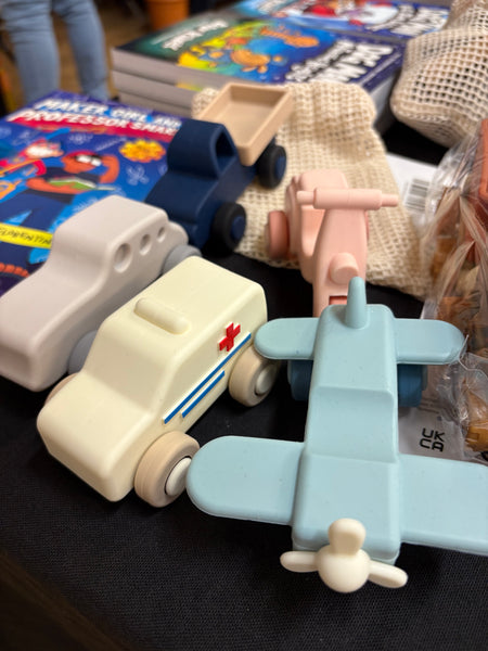 Baby Ellor Silicone 5-Piece Vehicle Set