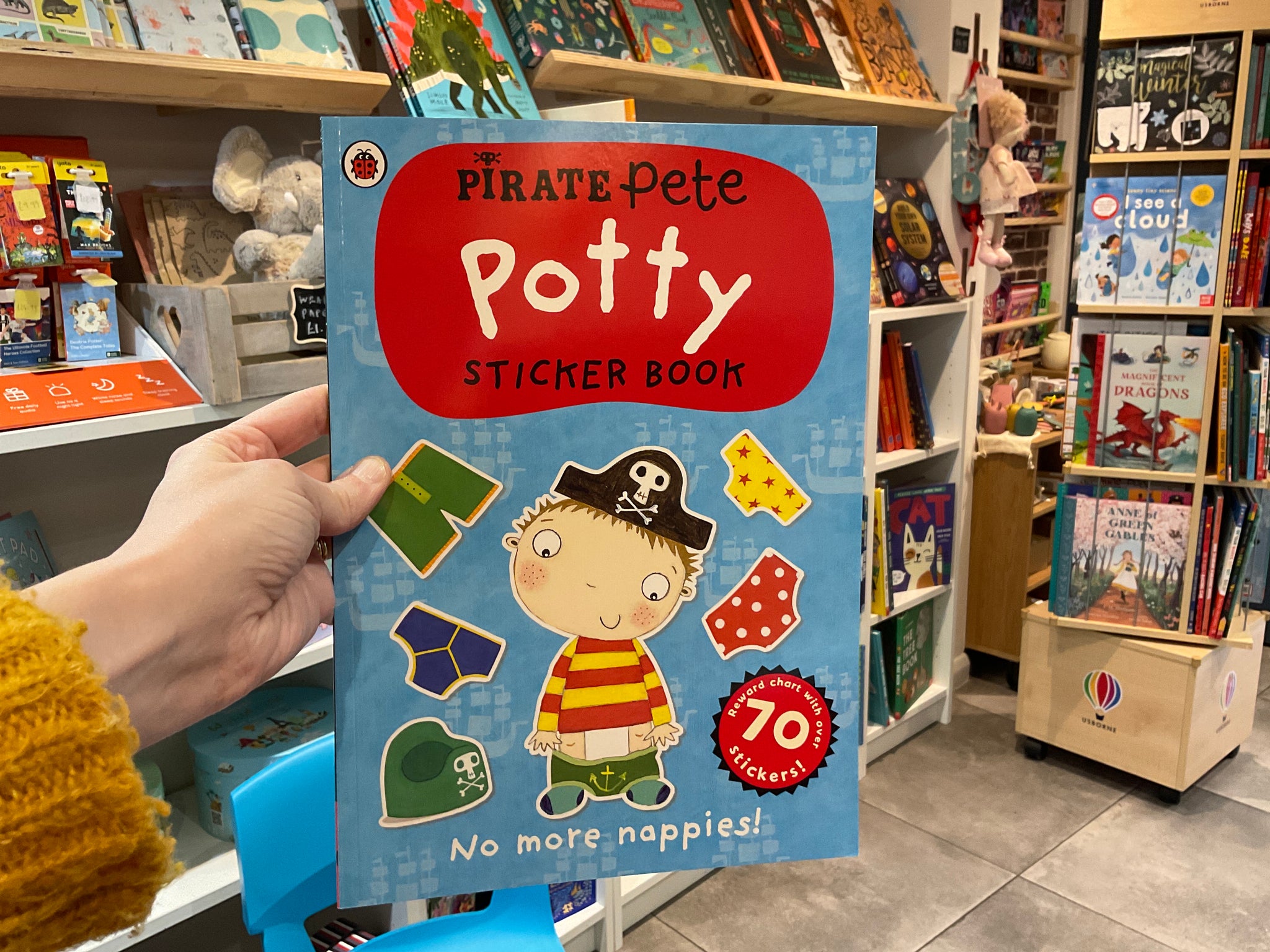 Pirate Pete Potty Sticker Book