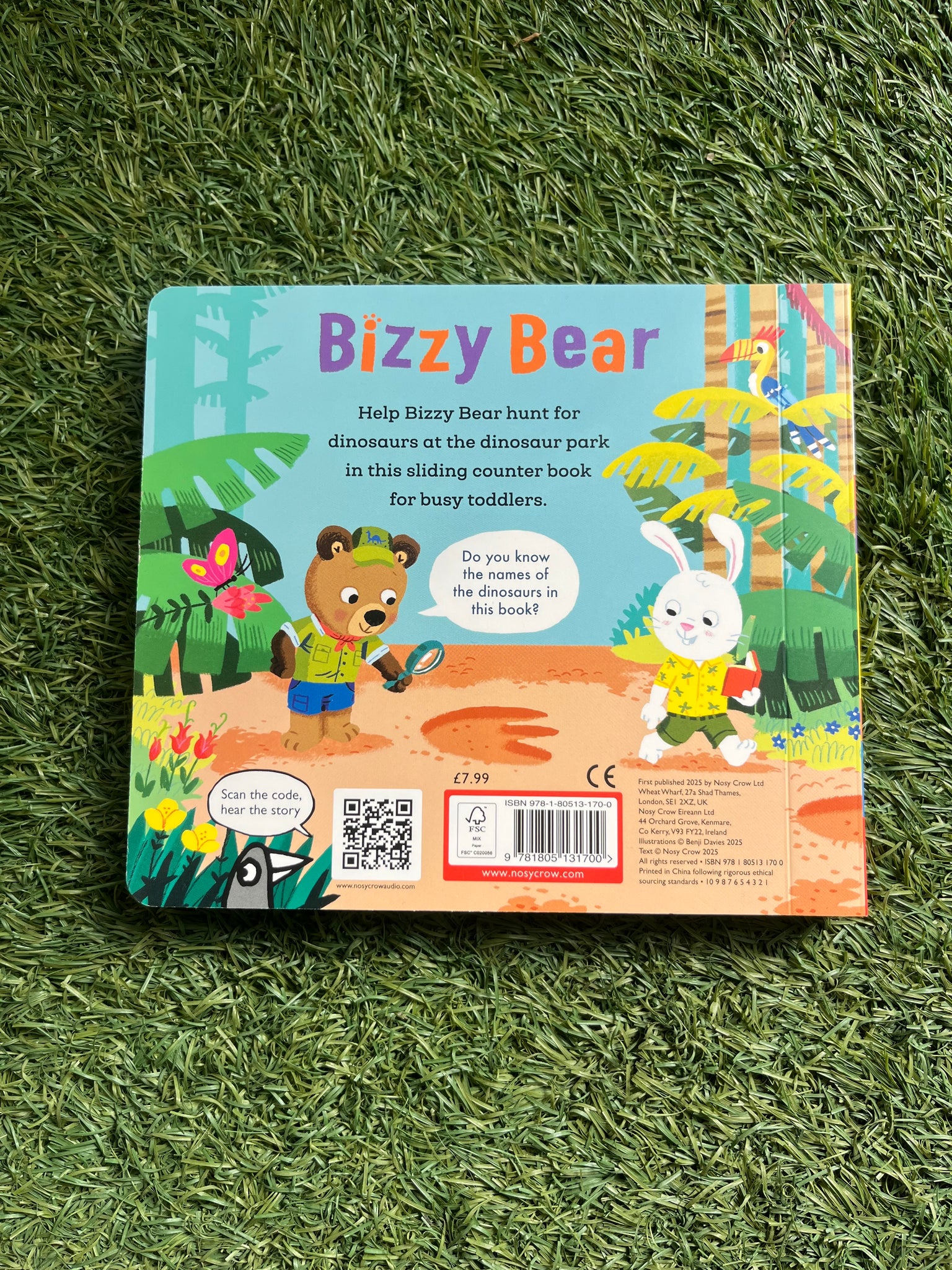 Bizzy Bear At The Dinosaur Park