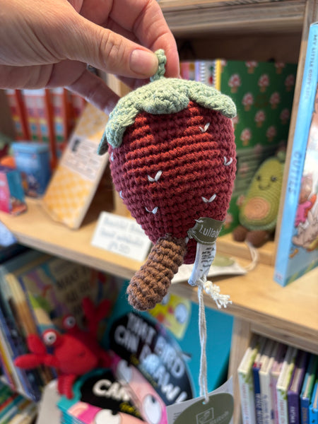 Best Years Crochet Strawberry Rattle
