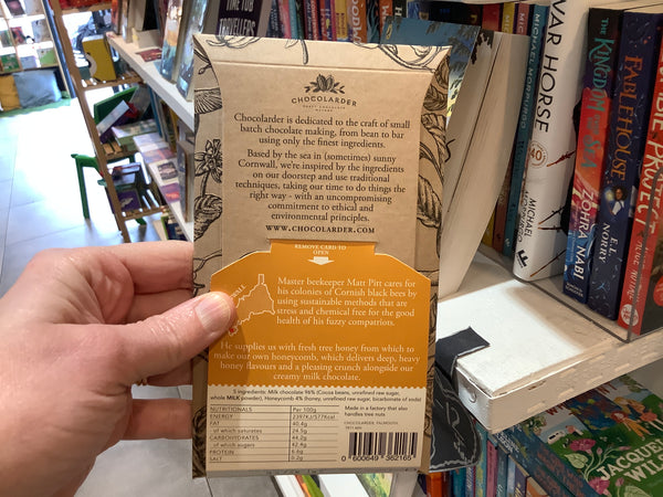 Chocolarder Cornish Honeycomb Milk Chocolate Bar