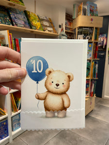 10 Balloon Bear Montagu House Card