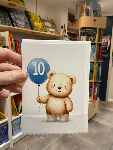 10 Balloon Bear Montagu House Card