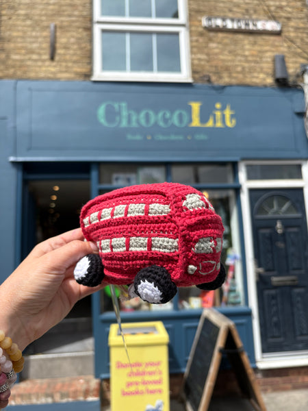 Best Years Crochet London Bus Rattle
