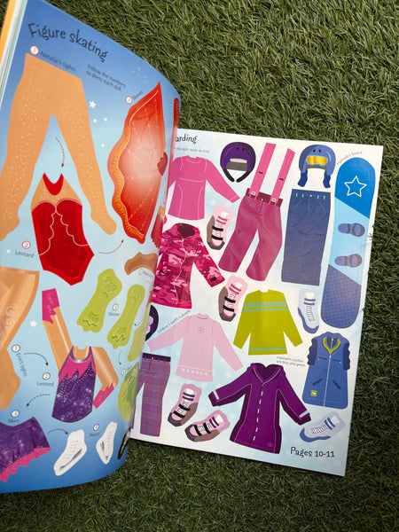 Sticker Dolly Dressing Sports