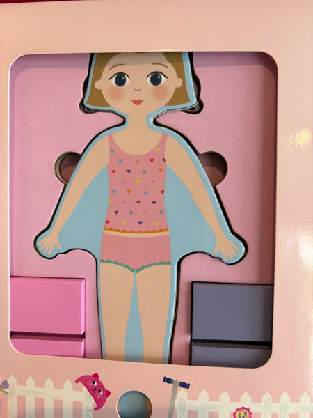 Wooden Magnetic Dress Up - Best Friends