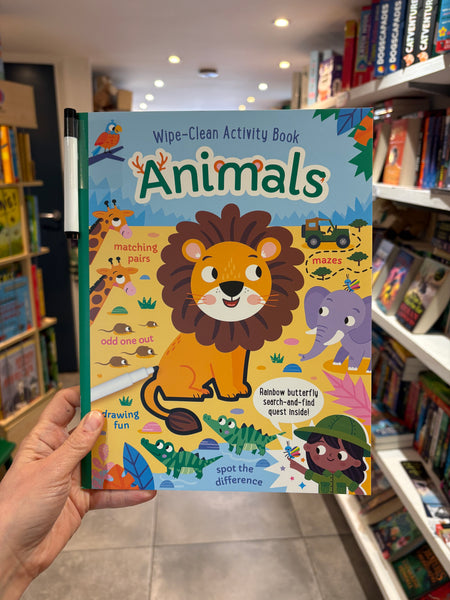 Wipe-Clean Activity Book Animals