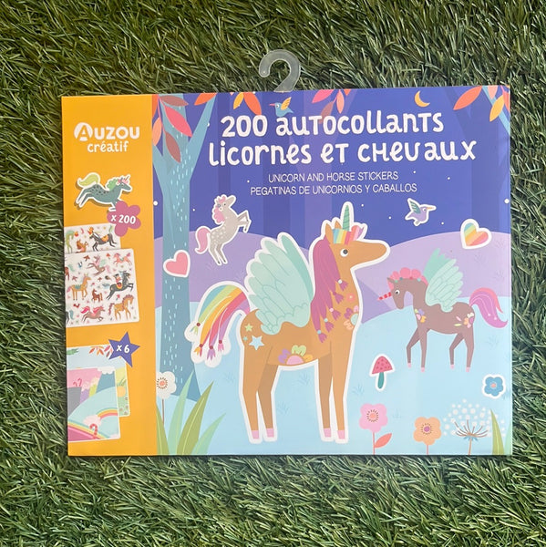 Auzou Unicorn and Horse Stickers