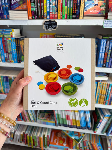 Plan Toys Sort & Count Cups