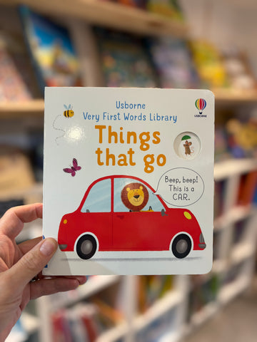 Usborne Very First Words Library Things That Go