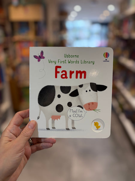 Usborne Very First Words Library Farm