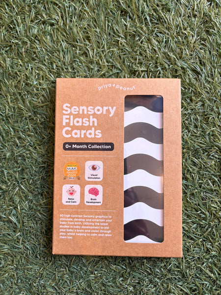 Priya & Peanut 0+ Months Sensory Flash Cards