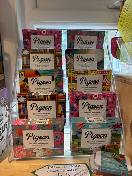 Pigeon Notecards Harvest Moon