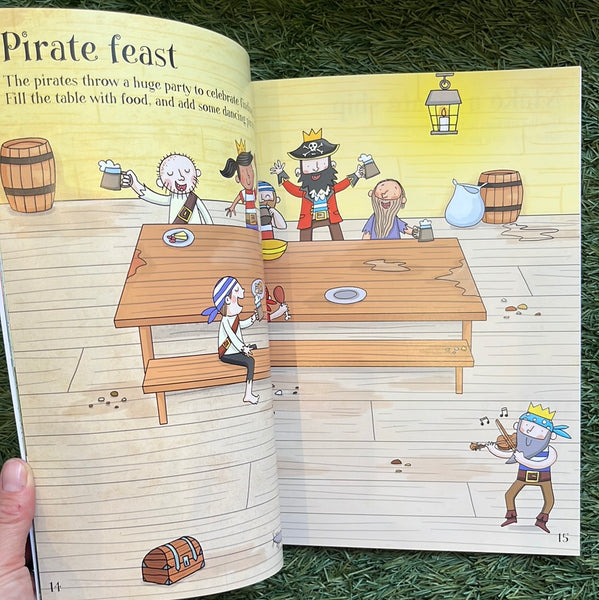 Usborne First Sticker Book Pirates