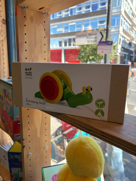 Plan Toys Wooden Pull Along Snail