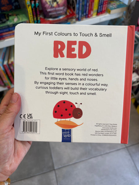 My First Colours to Touch & Smell: Red