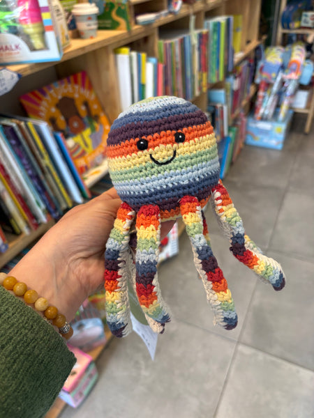 Best Years Crochet Octopus Rattle