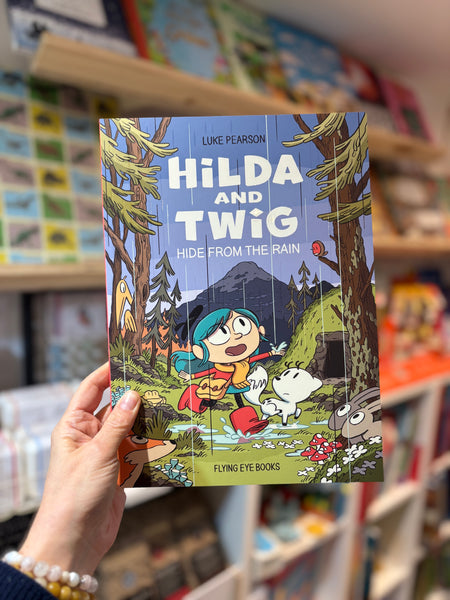 Hilda And Twig Hide From The Rain