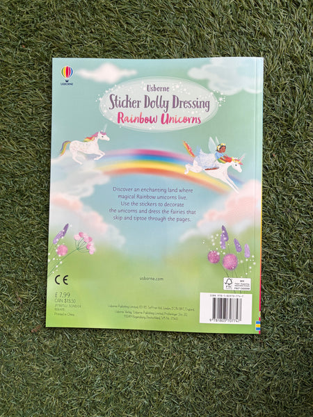 Sticker Dolly Dressing Rainbow Unicorns