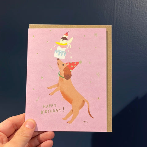 Party dog card