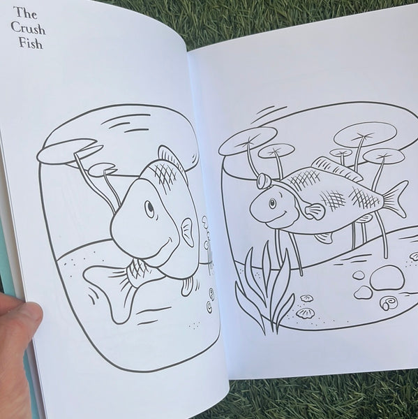 Frog Crush Colouring Book